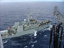 HMCS Brandon at sea in 2004 HMCS-Brandon-Minesweeperhig.jpg