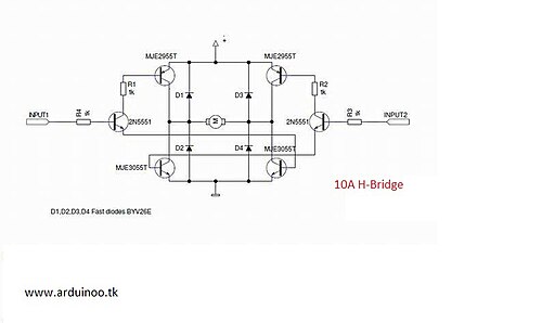 Hbridge motor drive