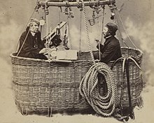 James Glaisher (left) and Henry Tracey Coxwell Ballooning in 1864