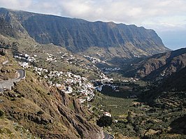Vista del valle de Hermigua
