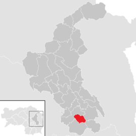 Poloha obce Hofstätten an der Raab v okrese Weiz (klikacia mapa)
