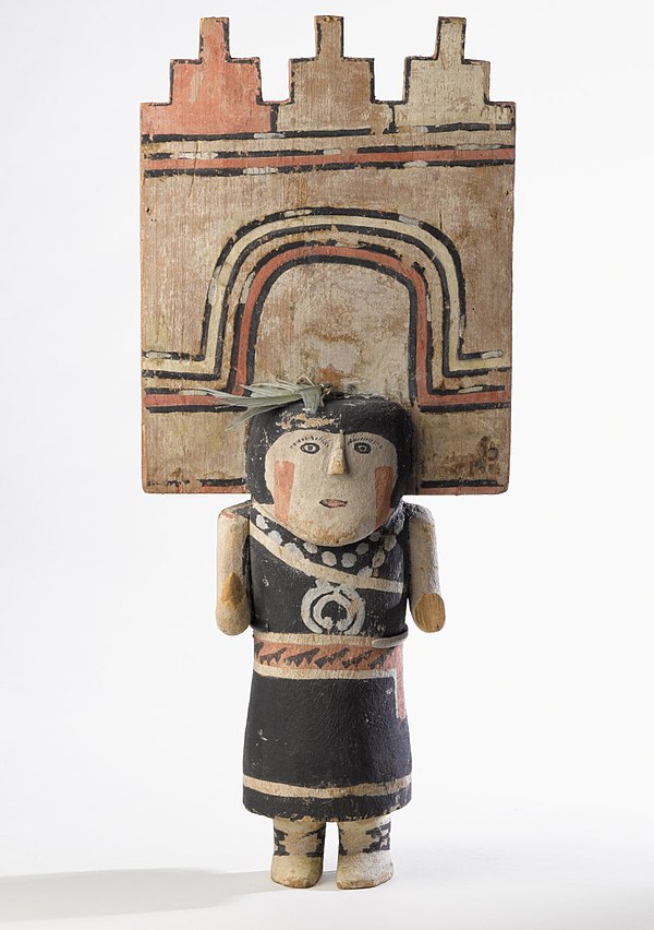 Hopi Pueblo (Native American). Kachina Doll (Pahlikmana), late 19th century. Brooklyn Museum