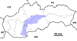 Hron River - location and watershed map.svg