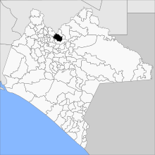 Huitiupan itt: Chiapas.svg