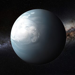 <span class="mw-page-title-main">Hycean planet</span> Water-covered planet with a hydrogen-rich atmosphere