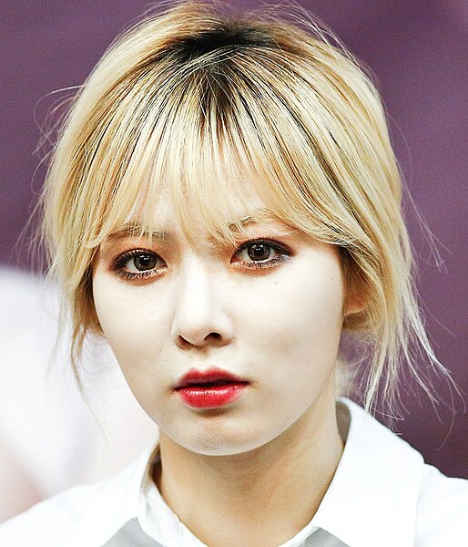 File:Hyuna at Trouble Maker fan event, 2013 04(1).jpg