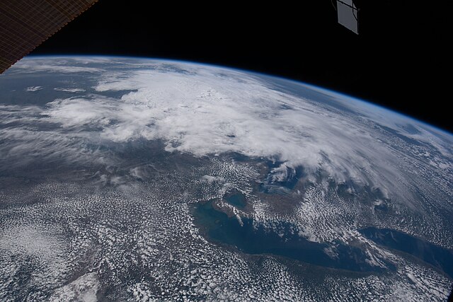 Lake Erie on May 28, 2022, taken from the International Space Station