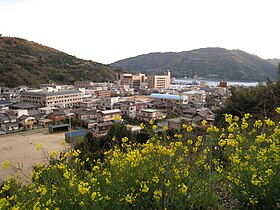 伊方町中心部、湊浦