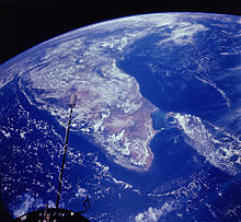 [1] Indien und Sri Lanka auf einem Satellitenphoto