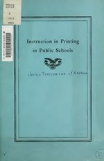 Thumbnail for File:Instruction in printing in public schools; (IA instructioninpri00unit).pdf