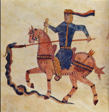 The Islamic rider, from the Gerona Beatus. Islamic rider Gironaa.tiff