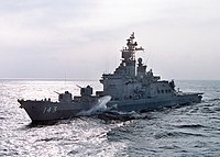 JDS Shirane underway in February 2001