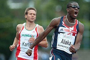 Gold medalist, James Alaka James Alaka Ostrava 2011.jpg