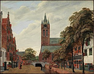 View of the Oude Delft Canal, Delft