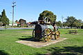 English: A old steam engine in Jerilderie, New South Wales