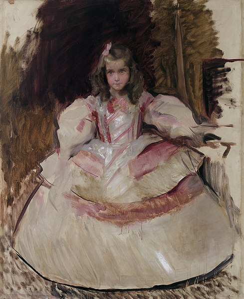 File:Joaquín Sorolla - La niña María Figueroa vestida de menina.jpg