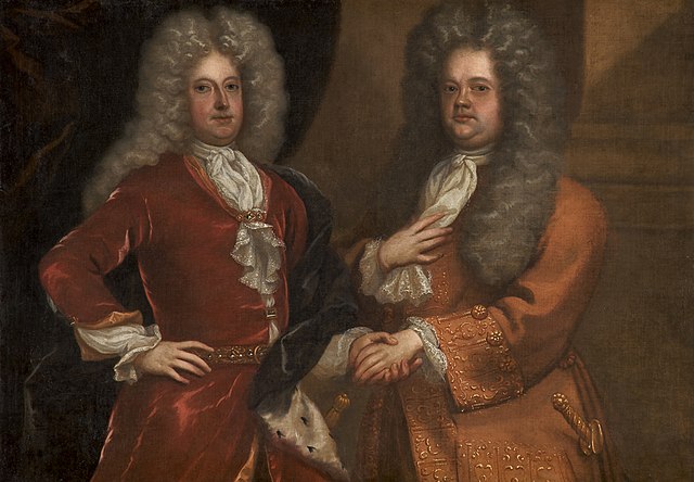 Of the 271 essays published in The Tatler, Joseph Addison (left) wrote 42, Richard Steele (right) wrote roughly 188, and the rest were collaborations 