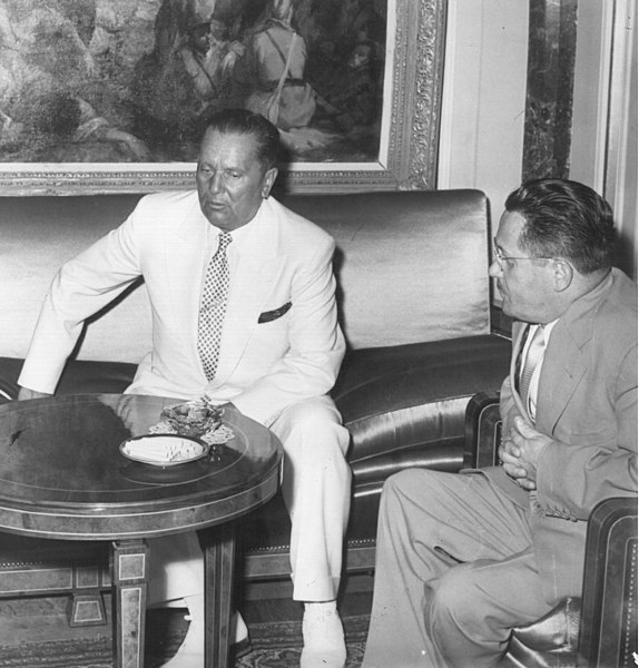 File:Josip Broz Tito and Edvard Kardelj, Beograd, avgust 1957 (cropped).jpg