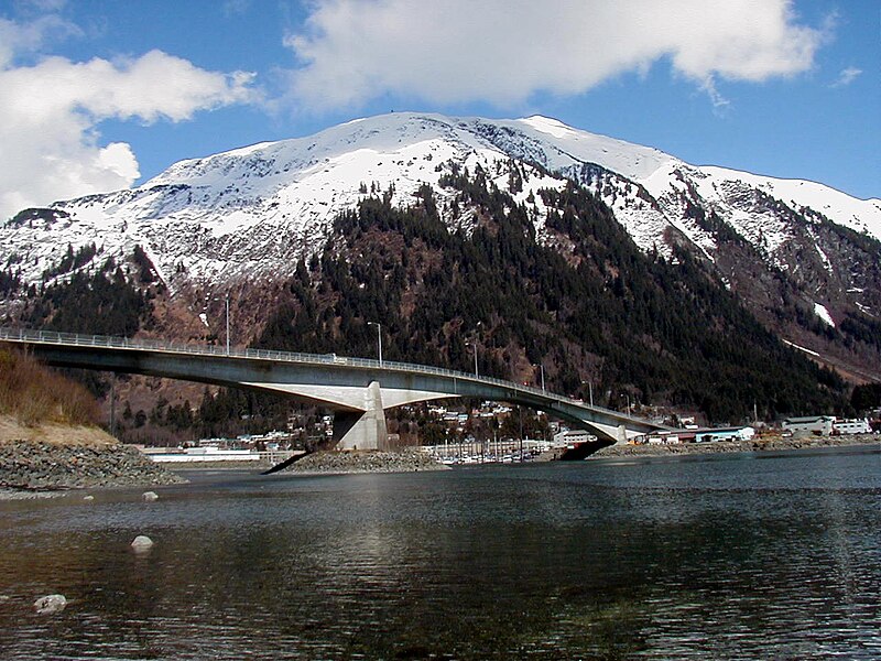 File:Juneau Douglas Bridge with Mount Juneau.JPG