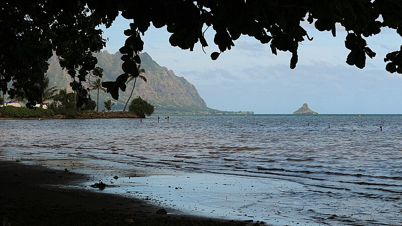 File:Kaneohe Bay and Mokoli'i Island, Kaneohe (503437) (19716507075).jpg