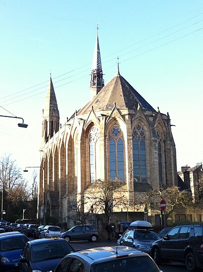 How to get to Kelvinside Hillhead Parish Church with public transport- About the place