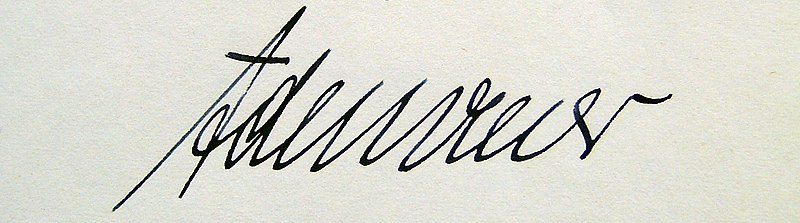 File:Konrad Adenauer signature.JPG