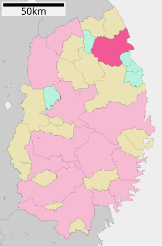 Lage Kujis in der Präfektur