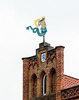 Rank: 24 Weather vane on a gable house