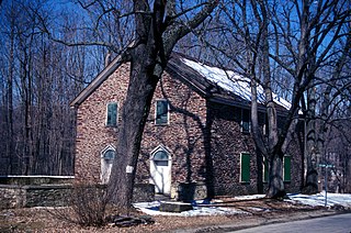 Locktown Baptist Church church building in New Jersey, United States of America