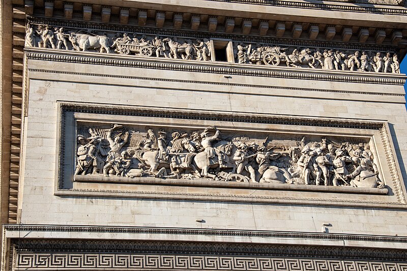 File:La bataille de Jemmappes le 6 novembre 1792, Arc de Triomphe, Paris 2018.jpg