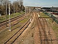 * Nomination The railroad from the footbridge of the Jumelin cross to en:Chartres. --Touam 16:57, 20 April 2023 (UTC) * Promotion  Support Good quality. --Augustgeyler 18:28, 20 April 2023 (UTC)