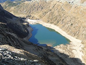 Il Lago Colombo da est