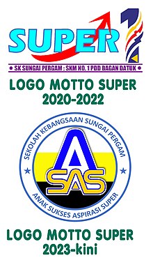 logo, motto, sksp, sungai, pergam, super