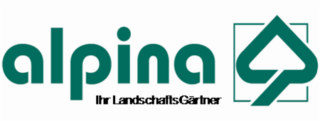 Logo alpina mit claim
