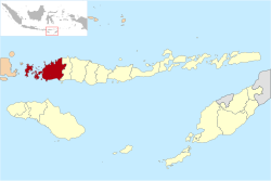 Location within East Nusa Tenggara