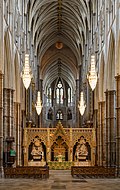 Westminster Abbey nave, 31 m (102 ft)