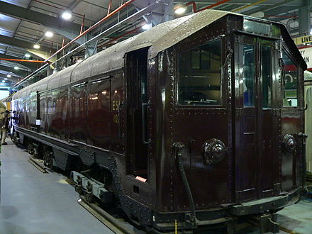 Motor cars were converted into sleet locomotives. One is preserved at the London Transport Museum