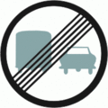 End of overtaking by heavy goods vehicles prohibition