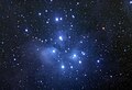 Плејаде (М45), отворено звездано јато са рефлексионом маглином