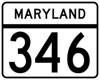 <span class="mw-page-title-main">Maryland Route 346</span> Highway in Maryland