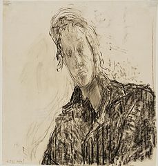 Autoportrait de 1948 (Galerie nationale hongroise, Budapest).