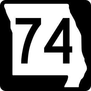 <span class="mw-page-title-main">Missouri Route 74</span> State highway in Missouri