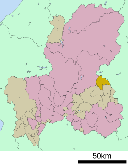 Map of Kashimo, Gifu Map.Kashimo-Vill, Gifu.svg