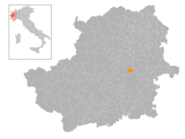 Borgaro Torinese - Localizazion