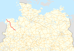 Course of the B 72