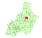 Расположение муниципалитета Кантория на карте провинции