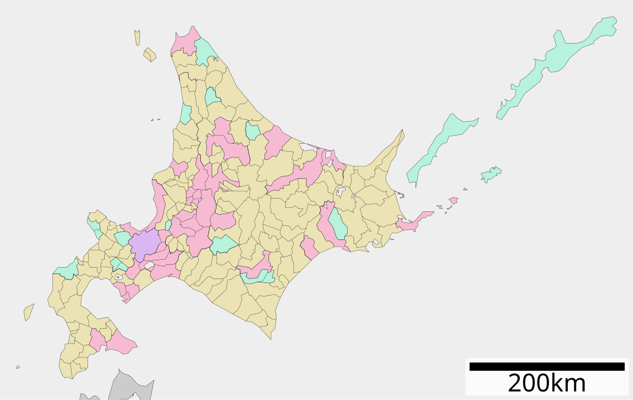 File:Map of Hokkaido Prefecture Ja.svg - Wikimedia Commons