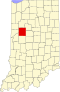 Mapa County Tippecanoe