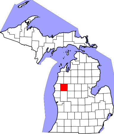 Map of Michigan highlighting Lake County.svg