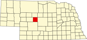 Map of Nebraska highlighting Logan County.svg